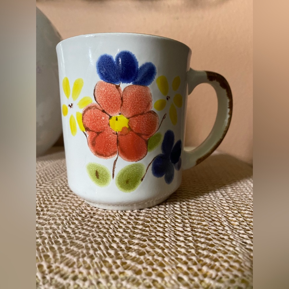 Sunny craft mug stoneware collection, hand decorated Korea